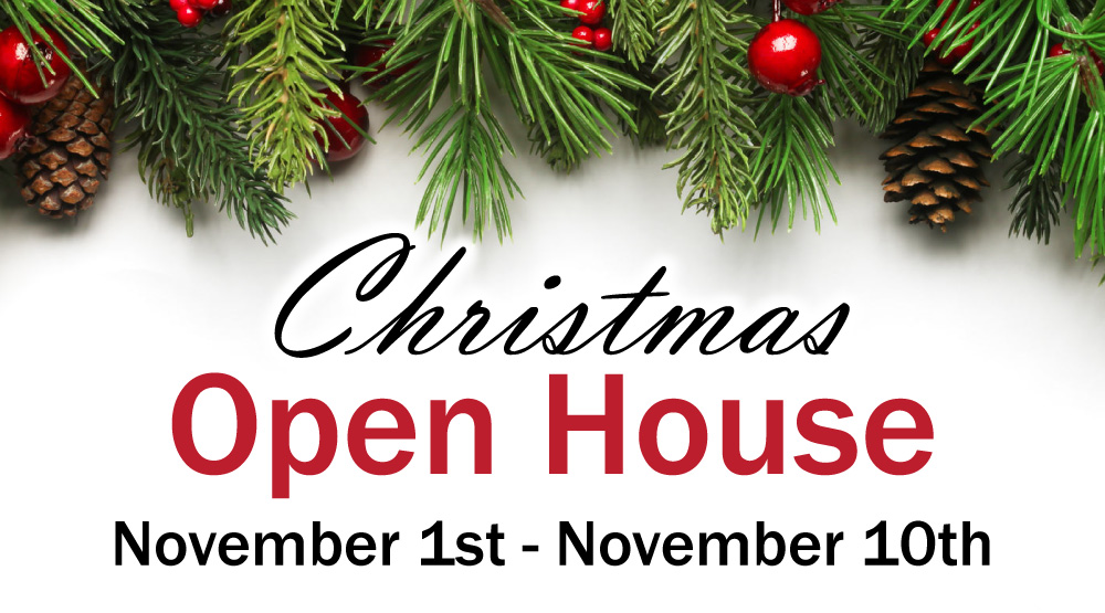 Christmas Open House banner