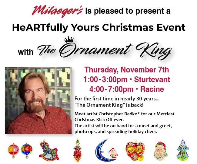 Heartfully Yours Ornament Signing banner