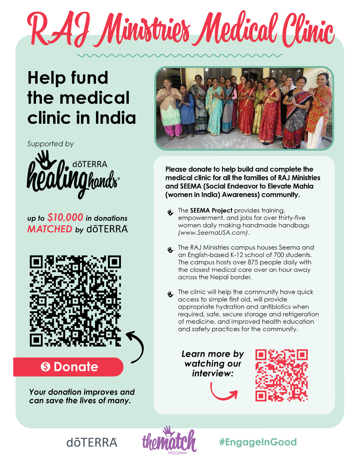 RAJ Ministries Medical Clinic info