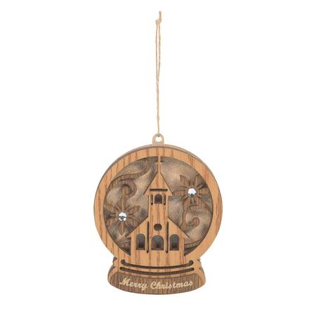 Globe with Church Ornament