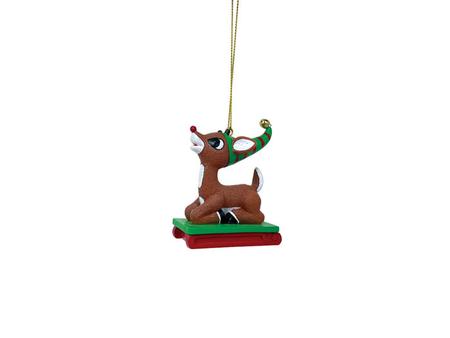 Rudolph Sledding Ornament