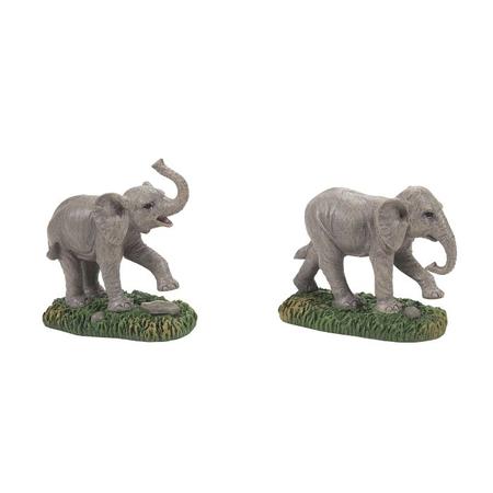 Zoological Garden Elephant set of 2