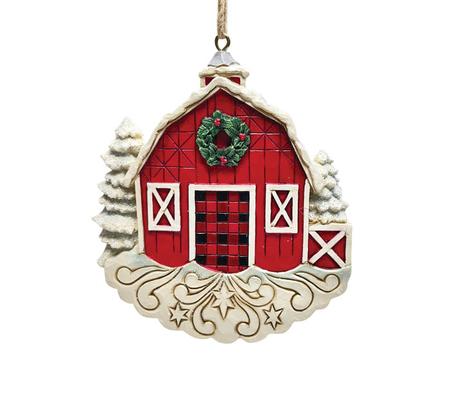 Red Barn Ornament