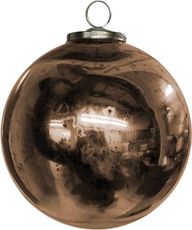 Ball Ornament - Chocolate - 5