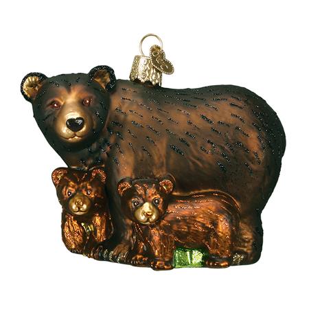 Bear with Cubs Ornament