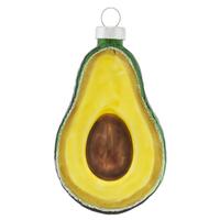 Glitter Avocado Ornament