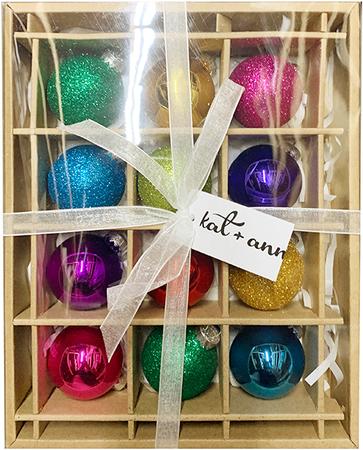 Rounds Rainbow Rounds Ornaments 12 Count