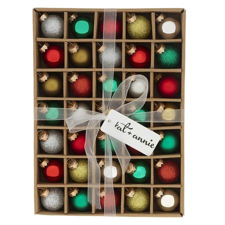 Traditional Holiday Ornaments 35 Count