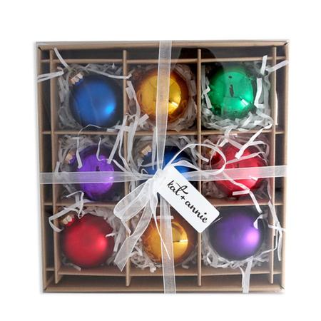 The Primaries Ornaments 9 Count