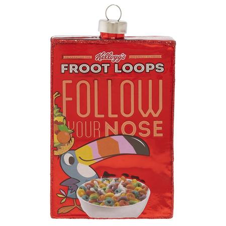 Froot Loops Vintage Cereal Box Ornament