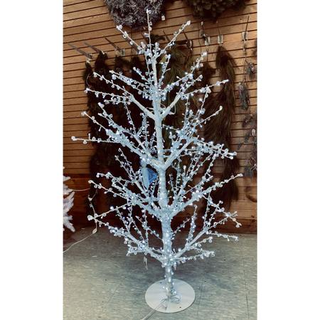 Crystal Tree White LED - 6'