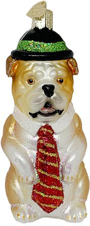 Mr. Business Bulldog Ornament