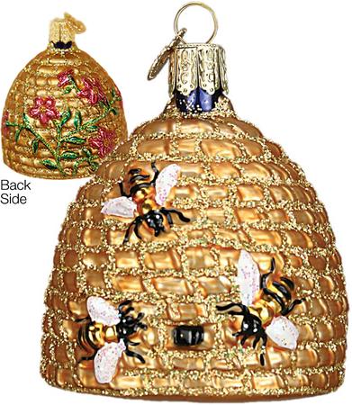Bee Skep Ornament