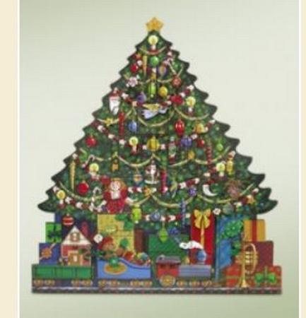 Christmas Tree Advent Calendar