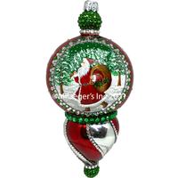 The Pendant - Red, Green & Silver