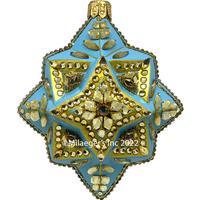 First Star - Turquoise and Gold
