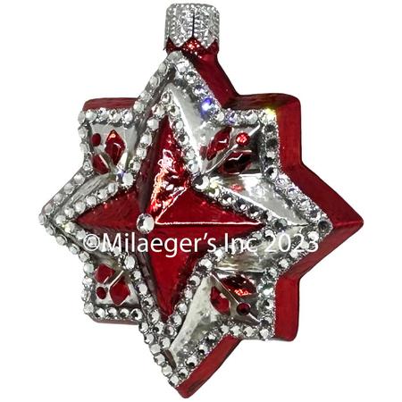 Petit Star - Red & Silver