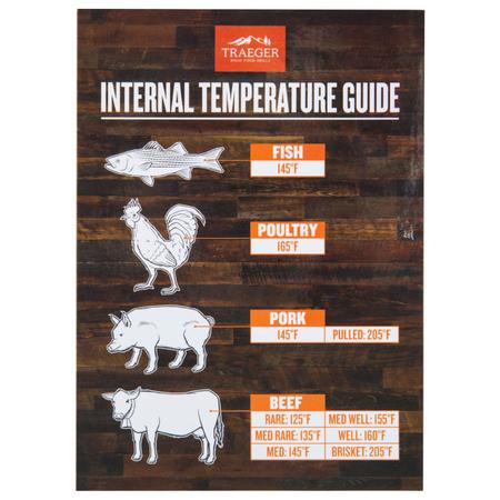 Traeger Temperature Guide Grill Magnet