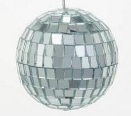 Mirrored Disco Ball Glass Ornament