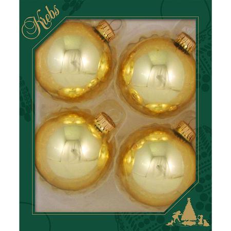 Ball Ornament - Gold - 3.25