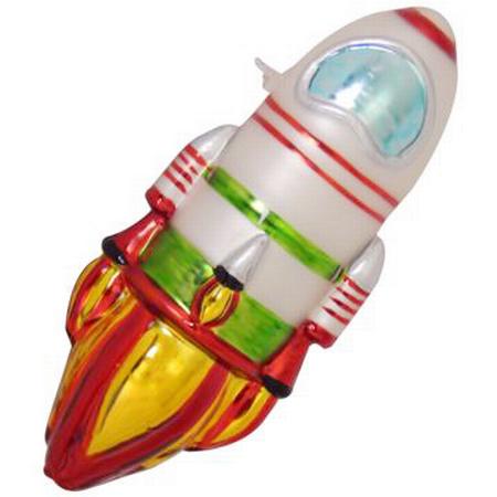 Space Rocket Ornament