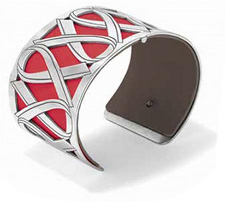 Christo Cuff Bracelet - Red