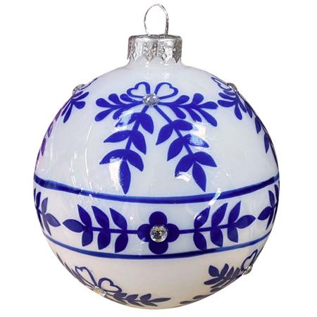 Blue/White Shaped Ornament