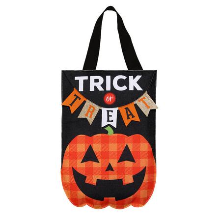 Trick Or Treat Pumpkin Door Hanger