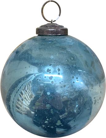 Ball Ornament - Blue - 4