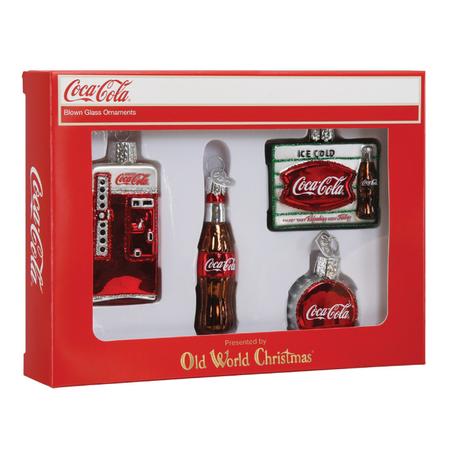 Coca-cola Mini Diner Set Ornament