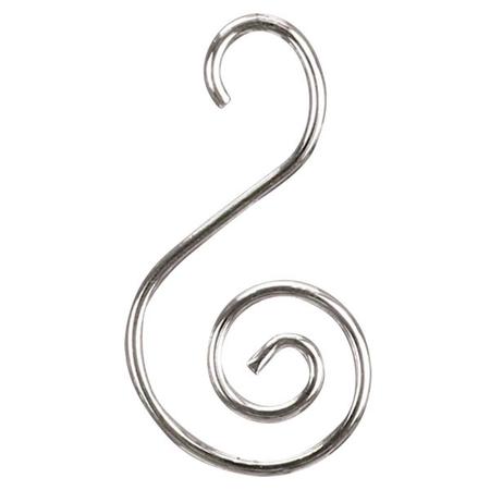 Silver Ornament S-hooks 24 Count