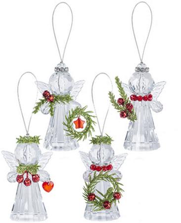 Mistletoe Angel Ornament