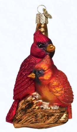 Pair Cardinals Ornament