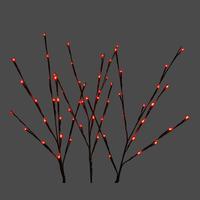 Twigs Set of 3 Red LED