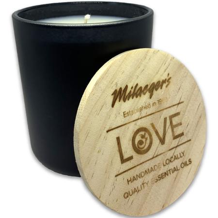LOVE Glass Candle