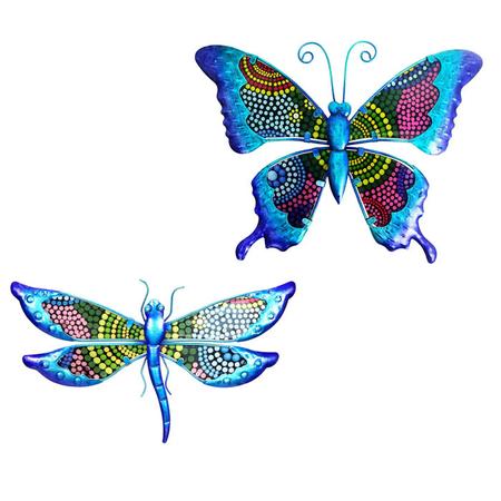 Butterfly/Dragonfly with Dots Assorted 12