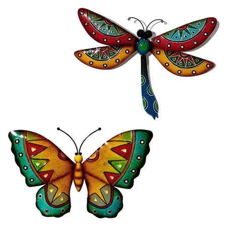 Geometric Butterfly/Dragonfly Assorted 16