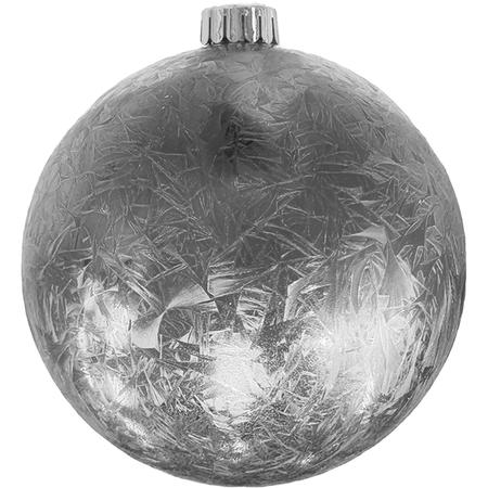 Ball Ornament - Silver Frstd - 6