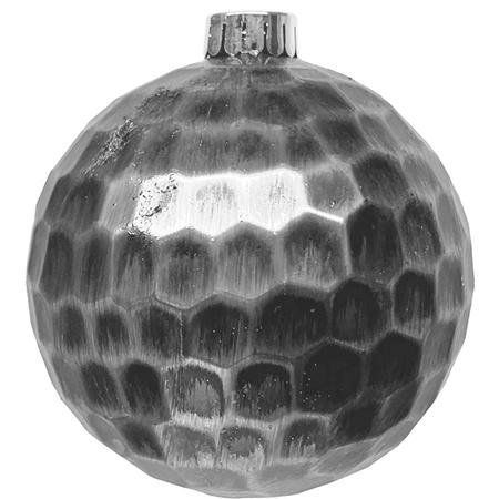 Ball Ornament - Silver Hamerd - 5