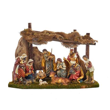 Nativity Set With Stable 12-Piece Set