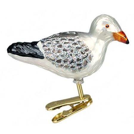 Sea Gull Ornament - Clip On