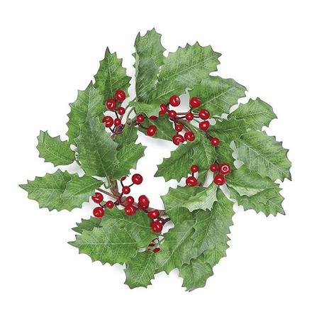 Holly Berry Table Wreath - 4.5