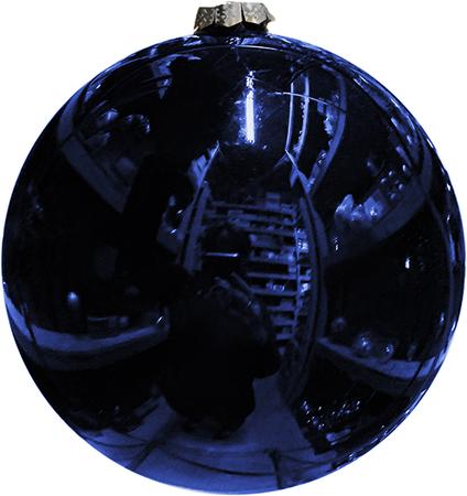 Ball Ornament - Blue - 6
