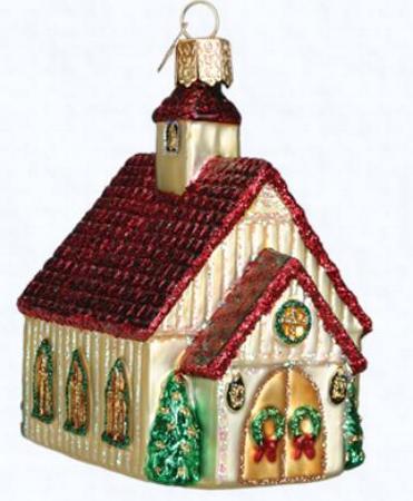 Christmas Chapel Ornament