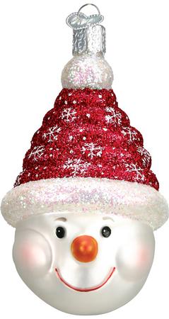 Glistening Candy Coil Snowman