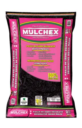 MULCHEX Black Decorative Cedar Mulch