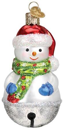 Jingle Bell Snowman Ornament