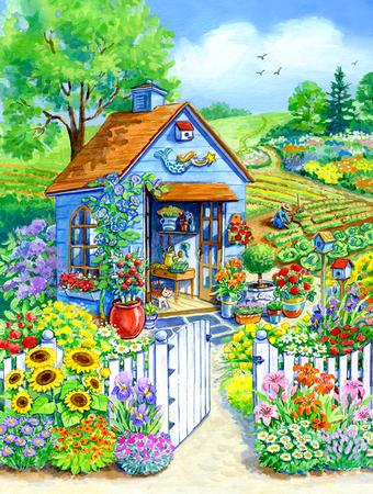 Path To The Garden Shed 1000pc Puzzle