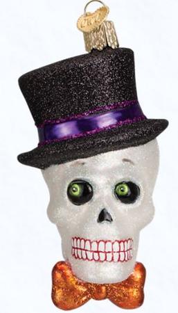 Top Hat Skeleton Ornament