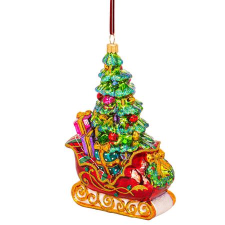 Kensington Sleigh with Tree Ornament